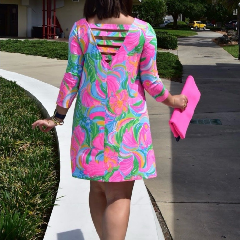 Lilly Pulitzer Ophelia So A Peeling Swing Dress Size XS